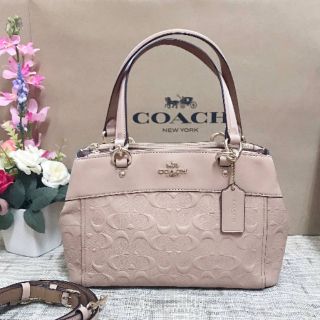 COACH F28472  MINI BROOKE CARRYALL IN SIGNATURE LEATHER

IM/NUDE PINK