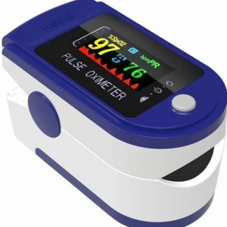 Pulse Oximeters เครื่องวัดออกซิเจนปลายนิ้ว เครื่องวัดออกซิเจนในเลือดวัดชีพจรวัดอัตราการเต้นหัวใจ หน้าจอดิจิตอล LED 4 สี