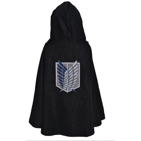 เสื้อคลุม อนิเมะ Attack on Titan ผ่าพิภพไททัน ขนาดฟรีไซซ์ สำหรับผู้ชาย และผู้หญิง