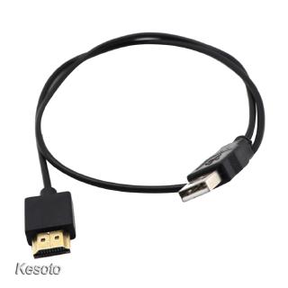 [KESOTO] USB 2.0 Male to HDMI Male Converter PC TV HD HDTV Adapter Charging Cable