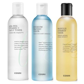 COSRX Hydrium Watery Toner 280ml, Full Fit Propolis Synergy Toner 150, 280ml, AHA BHA Vitamin C Daily Toner 280ml / Set