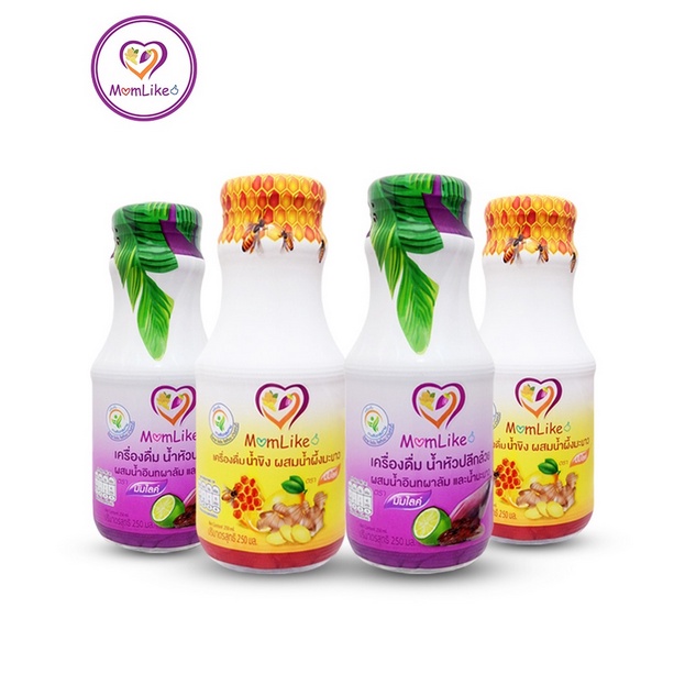 Momlike Drink For Mom น้ำขิง น้ำหัวปลี เครื่องดื่มเพิ่มน้ำนมแม่ ตรา มัมไลค์