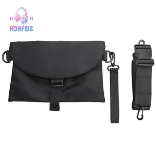 Men Messenger Bag Pack Nylon Waterproof Casual Mens Shoulder Bag Black Functional Zipper Bag Crossbody for Male