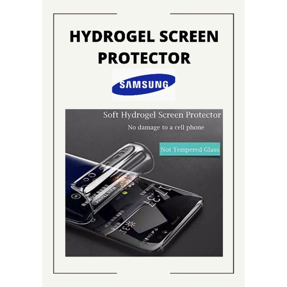 HYDROGEL ANTI SCRATCH SCREEN SAMSUNG Z FLIP 3 Z FOLD S10 LITE Z FOLD 2 Z FOLD 3 S21 FE (5G) NOTE 20 