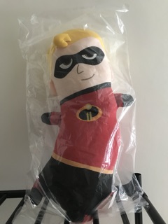 ตุ๊กตา หมอนข้าง Bob นุ่มนิ่ม (พ่อของ Jack Jack) Incredibles 70 cm ลิขสิทธิ์แท้ ส่งฟรี