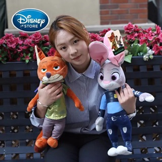 New Disney Zootopia 40 ซม.ตุ๊กตาตุ๊กตาการ์ตูนกระต่าย JUDY Fox NICK Plush ตุ๊กตาสัตว์สำหรับเด็กวันเกิดของขวัญดิสนีย์แลนด์