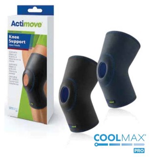 Actimove knee support อุปกรณ์พยุงเข่า ชนิดเปิดหัวเข่า บรรจุ 1 ชิ้น (สีดำ) ***สินค้าไม่รับเปลี่ยนคืนทุกกรณี***