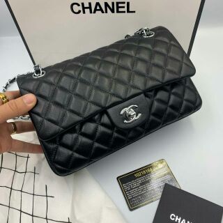 Chanel Grad Hi-End หนังเเท้ลายแลมป์ อะไหร่เงิน งานสวยเเซ่บ