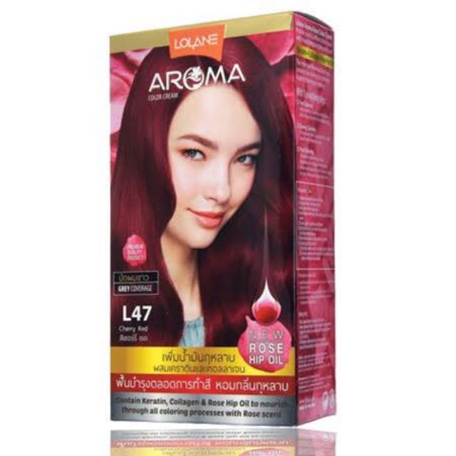 สีโลแลน อโรมา L47 สีเชอรี่ เรด