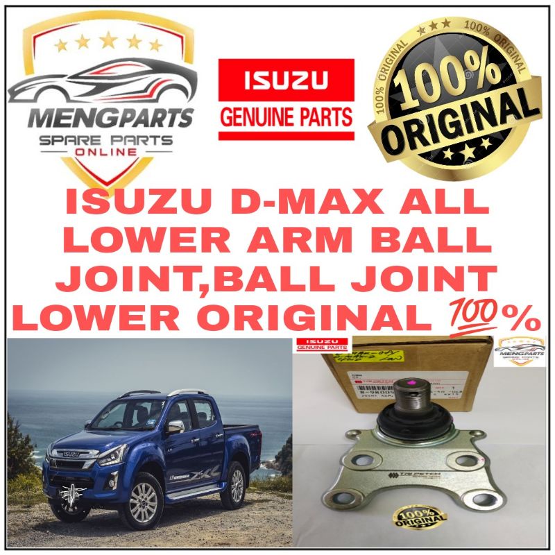 % ISUZU D-MAX / DMAX -2 RT50 2WD/4WD ALL 02Y-2025Y LOWER ARM BALL JOINT, BALL JOINT LOWER 8-98005875