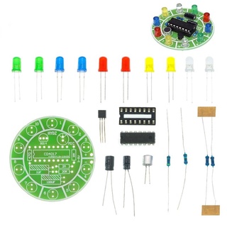 Cd4017 ชุดอะไหล่ไฟ LED ควบคุมด้วยเสียง หลากสีสัน สําหรับห้องปฏิบัติการนักเรียน