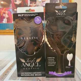 187 mm Tangle Angel รุ่น Classic Black Standard Size สินค้าแท้ 100% UK หวี แปรงนางฟ้า แทงเกิ้ล แองเจิ้ล สีดำแมท คลาสสิค