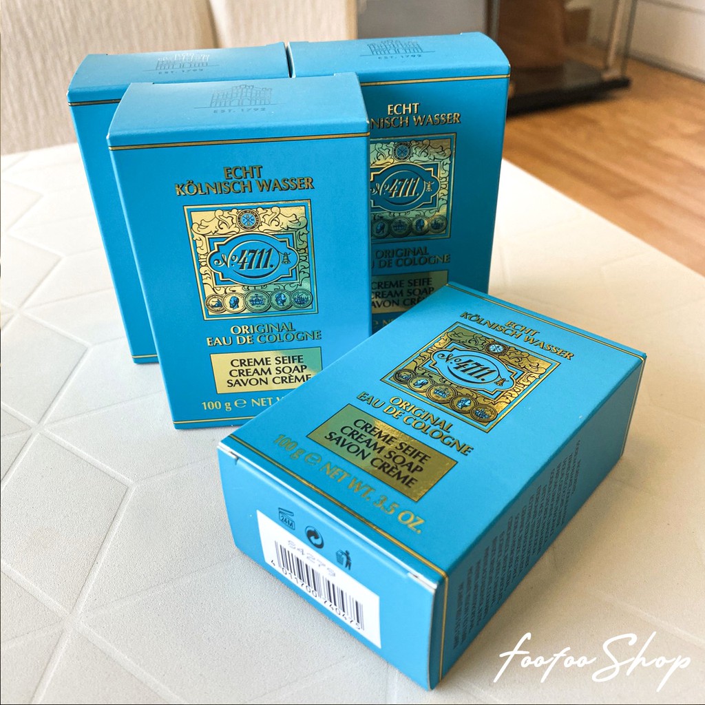 4711 สบู่ Original Cologne Cream Soap 100g. (แท้ 100%)