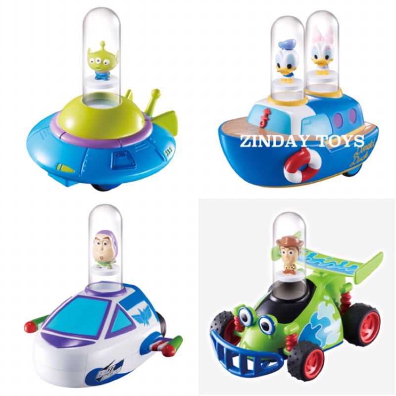 ลิขสิทธิ์แท้💯 Disney Jumpin &amp; Poppin Car Woody Buzz Lightyear
