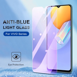 ฟิล์มกระจกนิรภัยกันรอยหน้าจอ กันแสงสีฟ้า สําหรับ VIVO V20 V21 V21E V23E Y1S U10 Y11 Y12 Y15 Y17 Y19 Y91 Y91i Y91C Y93 Y95 Y30 Y52 Y72 Y20i Y20S Y31 Y53S Y76 Y33S Y33T Y21 Y21S Y21A Y21T Y15S Y15A Y01 Y12S Y12A