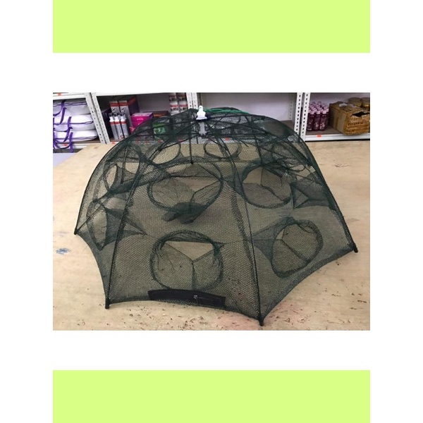 Rash 16 / 12 / 8 หลุมพับอัตโนมัติตกปลาสุทธิกุ้งกรงไนลอนปูปลาดักสุทธิ/JRING PERANGKAP IKAN