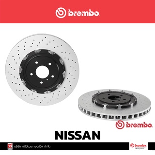 จานเบรก Brembo NISSAN GTR (R35) 3.8 ปี 2007-2011 หน้า เบรคเบรมโบ้ F09 A187 13