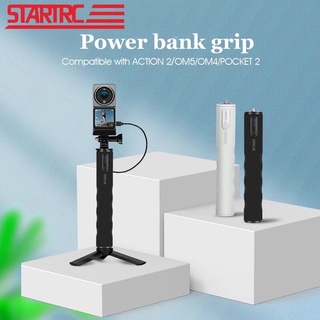 STARTRC Power Bank Mobile 6000mah Battery Charger Handheld Hand Grip for DJI Action2/Pocket2/OM 5 4/Gopro 10 9/Insta360