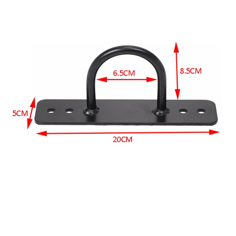 Battle Rope Anchor Kit Wall Mount - Heavy Duty Hook & Anchor For 1"-1.5" Ropes, Home Gym Storage Rack