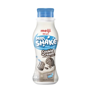 เมจิมิลค์เชคกลิ่นคุกกี้แอนครีม 280 มลMEIJI MILK SHAKE COOKIE  CREAM 280 ML