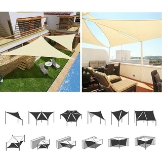 บังแดด ทรงสามเหลี่ยม 420D 98% กันน้ํา กันลม สําหรับสวน ระเบียงกลางแจ้ง