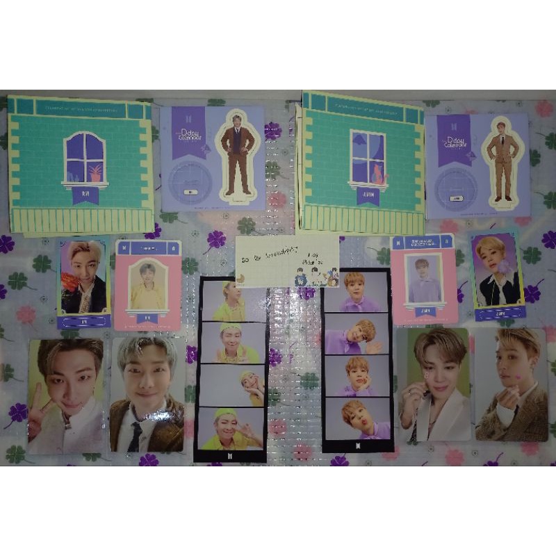 ชุดฟาสต้า RM & Jimin SET D CALENDAR