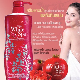 Mistine White Spa Shower Cream ครีมอาบน้ำ มิสทิน ไวท์สปา 500 มล. รุ่นขายดี