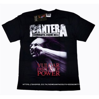 เสื้อยืดวง pantera cowboys from hell