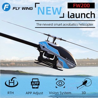 Virgo. Fly Wing FW200 H1 V2 เฮลิคอปเตอร์บังคับ GPS 6CH 3D APP ส่งคืนอัตโนมัติ ไร้แปรงถ่าน พร้อมรีโมตคอนโทรล