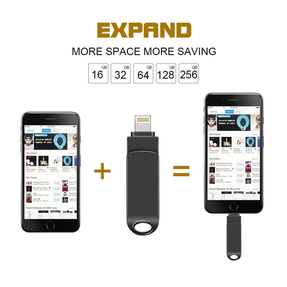 แฟลชไดรฟ์ 512GB Usb 2in1 Otg Pen Drive สําหรับ iPhone อุปกรณ์จัดเก็บข้อมูลภายนอก #6