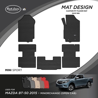 พรมปูพื้นรถยนต์เข้ารูปสำหรับ Mazda BT-50 รุ่นแคป (ปี 2015-2022)