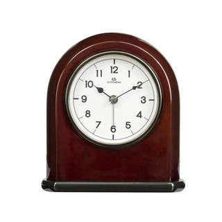 clock ALARM CLOCK 5X6 Inches DARK BROWN DODENI Home decoration Home &amp; Furniture นาฬิกา นาฬิกาปลุกไม้ DOGENI TEW004DB 5X6