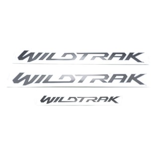 ชุดสติ๊กเกอร์ WILDTRAK 3ชิ้น ฟอร์ด แรนเจอร์ สีบอร์น สำหรับ Ford Ranger ปี 2015-2020