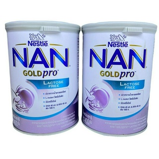 $$Nan gold pro Lactose Free แนน แลคโตสฟรี อาหารทารกสูตรปราศจากน้ำตาลแลคโตส 400 กรัม