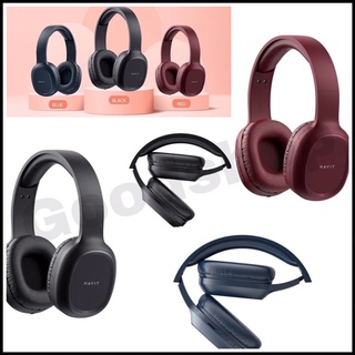 รุ่นใหม่ล่าสุด‼️ Havit หูฟังครอบหูบลูทูธ รุ่น H2590BT Pro (pink headphones)