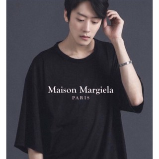 เสื้อยืดสีดำ แฟชั่น ลายสกีน Maison Margiela