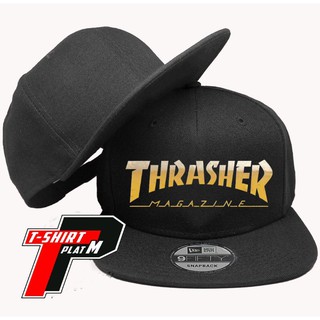 หมวก Snapback Thrasher สีทอง แบบพิเศษ