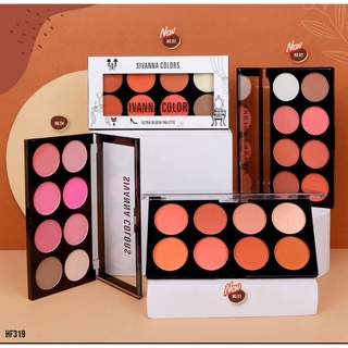 ⚡FLASH SALE⚡♡พร้อมส่ง์  sivanna ultra blush palette (hf319) / ซีเวนน่า บลัชออนพาเลท 8 โทนสีตลับเดียว