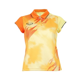 เสื้อคอปกหญิงแขนสั้นพิมพ์ลาย (SEA Games 2021) รหัสสินค้า : 072055 สีเหลือง