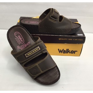 รองเท้าแตะชายWALKERหนังแท้เย็บมือพื้นนุ่มหนังแท้100 % รุ่นWALKER WB698 (ฺ B3.5 ) ***ใส่ไม่ได้ เปลี่ยนได้ สบายใจค่ะ***