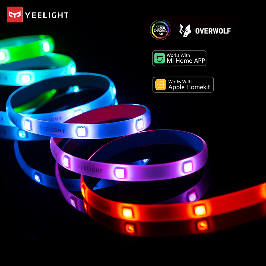 Yeelight สายไฟ Led สําหรับตกแต่งคอมพิวเตอร์เล่นเกม 2 เมตรถึง 10 เมตร

