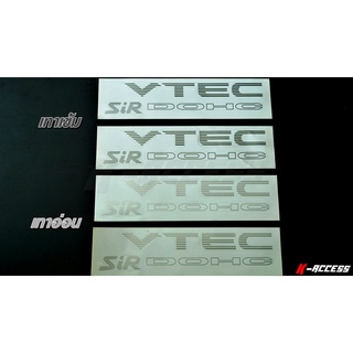 สติ๊กเกอร์ VTEC Dohc งานสกีน มีแบบสีอ่อน และสีเข้ม (คู่ละ)