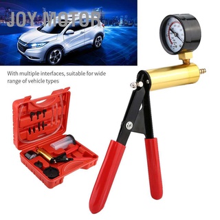 JOY Motor Auto Hand Held Vacuum Pump Pressure Tester Kit Brake Bleeder Test Tool