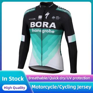 【มีสินค้า】 MTB Pro Bora Team ผู้ชายแขนยาวจักรยานเสือภูเขาเสื้อกลางแจ้งขี่จักรยานย์ด่วนแห้งขี่จักรยานด้านบน