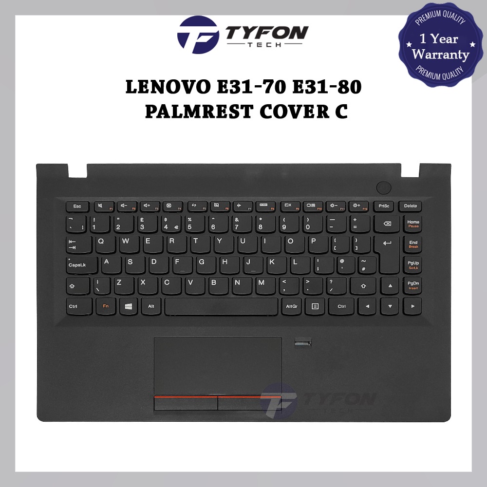 Lenovo E31-70 E31-80 แล็ปท็อป Palmrest ทัชแพดพร้อมฝาครอบคีย์บอร์ด C 5CB0K57268