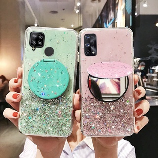 Realme C55 C35 C31 C30 C30s C25s C25 C25Y C21Y C21 C20 C17 C15 C12 C11 2021 C3 เคสโทรศัพท์แฟชั่นพร้อมกระจก