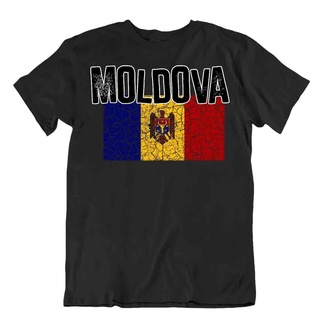 เสื้อผ้าผชMoldova เสื้อยืดแฟชั่น ของที่ระลึกประจําชาติ ของขวัญS-5XL