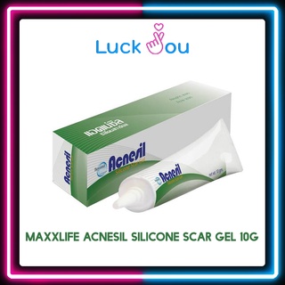 Maxxlife Beyond Plus Acnesil Silicone Scar Gel 10g. แม็กซไลฟ์ บียอนพลัส แอคเน่ซิล ซิลิโคน สการ์เจล 10ก. เจลลดรอยแผลเป็น