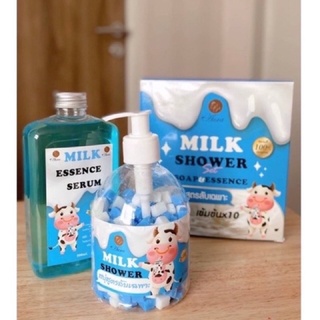 สบู่สูตรลับเฉพาะ Milk Shower+Milk Essenec Serum