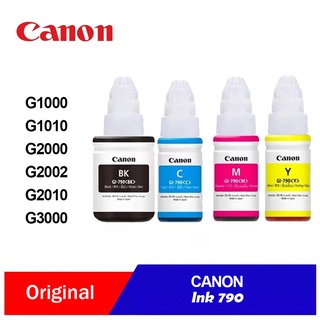 🔥จัดส่งจากกรุงเทพ🔥หมึกเติม CANON INK # GI-790 หมึกขวดแท้ 4 สี BK / C M Y สำหรับ Pixma G1010 G2010 G3010 G4010